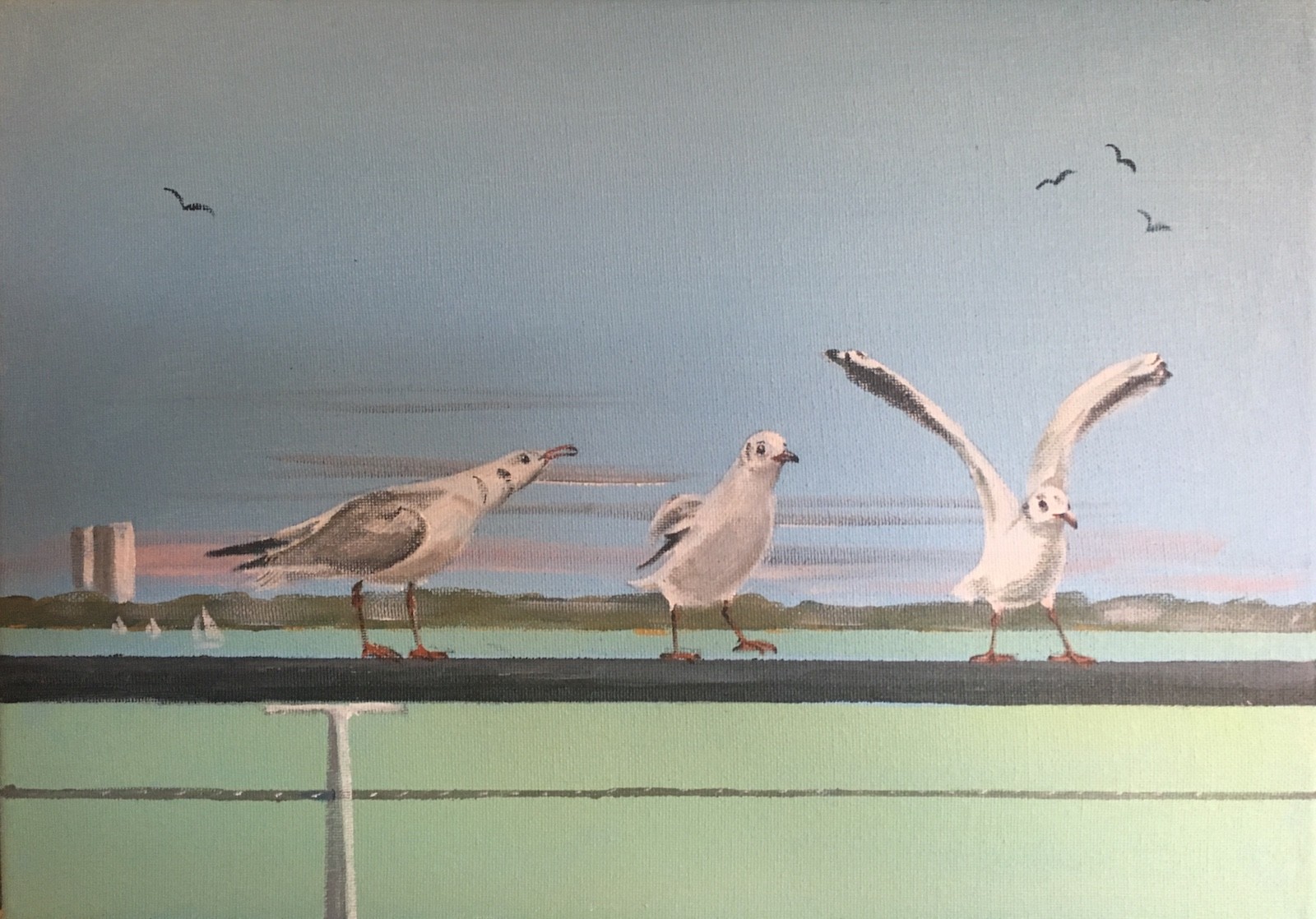 Visitors to Hythe Promenade