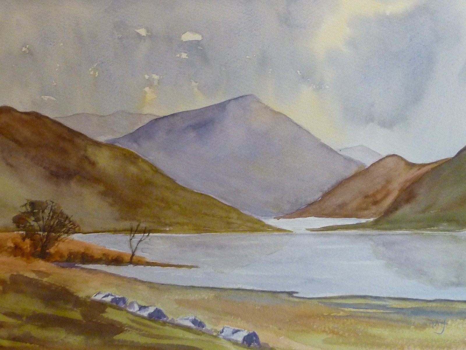 Scottish Loch and Mountains